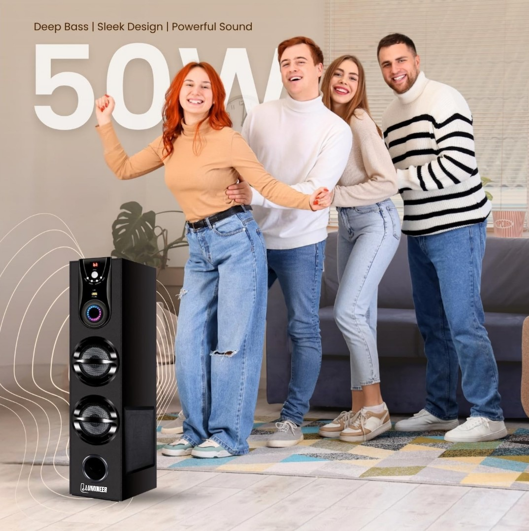LUMINEER ThunderBass Tower Speaker – Power Meets Precision