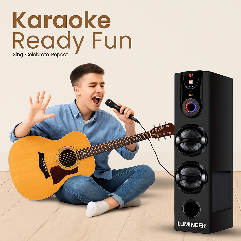 LUMINEER ThunderBass Tower Speaker – Power Meets Precision