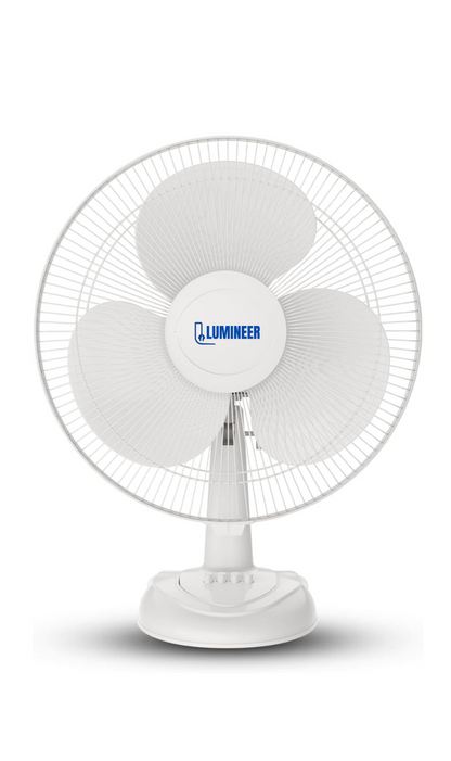 LUMINEER 16" Table Fan – Cool Comfort, Anytime, Anywhere