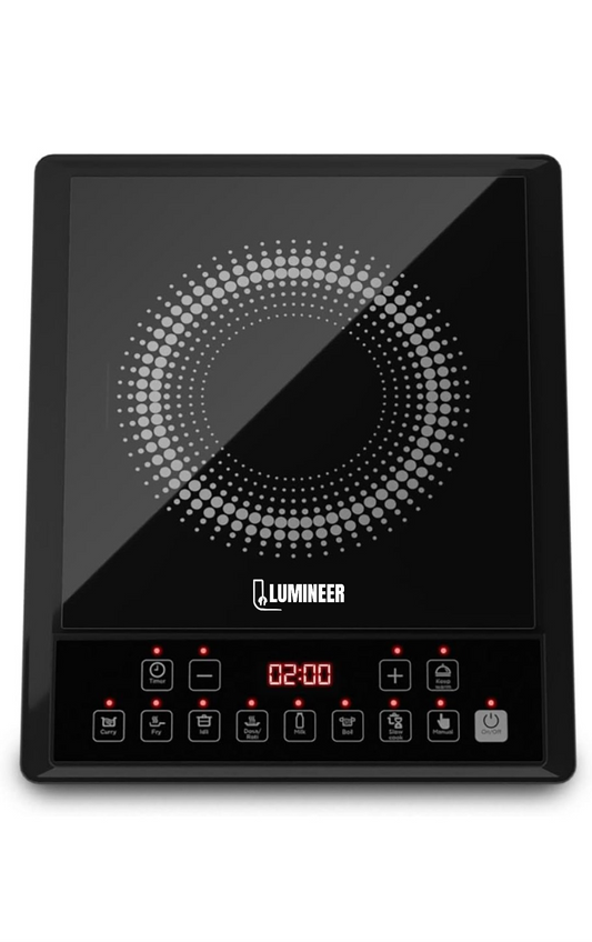LUMINEER Smart Induction Cooktop – 8 Preset Modes with Voltage Protection